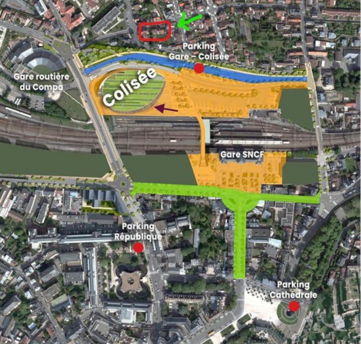 Studio 2 Chartres Gare Et Colisee A 100 M エクステリア 写真